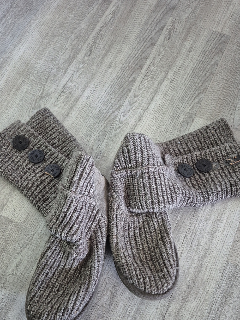 UGG Women's Knit Button Boots